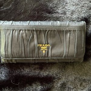 Prada - Gaufre Nappa Leather Continental Wallet